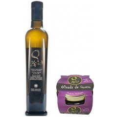 Aceite de Oliva Virgen Extra Zeid 500 cc + paté de aceituna negra con queso