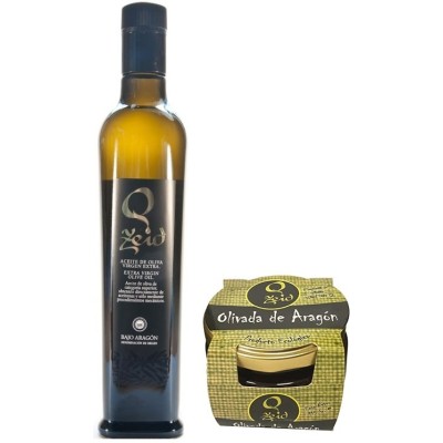 Aceite de Oliva Virgen Extra Zeid 500 cc + paté de aceituna negra